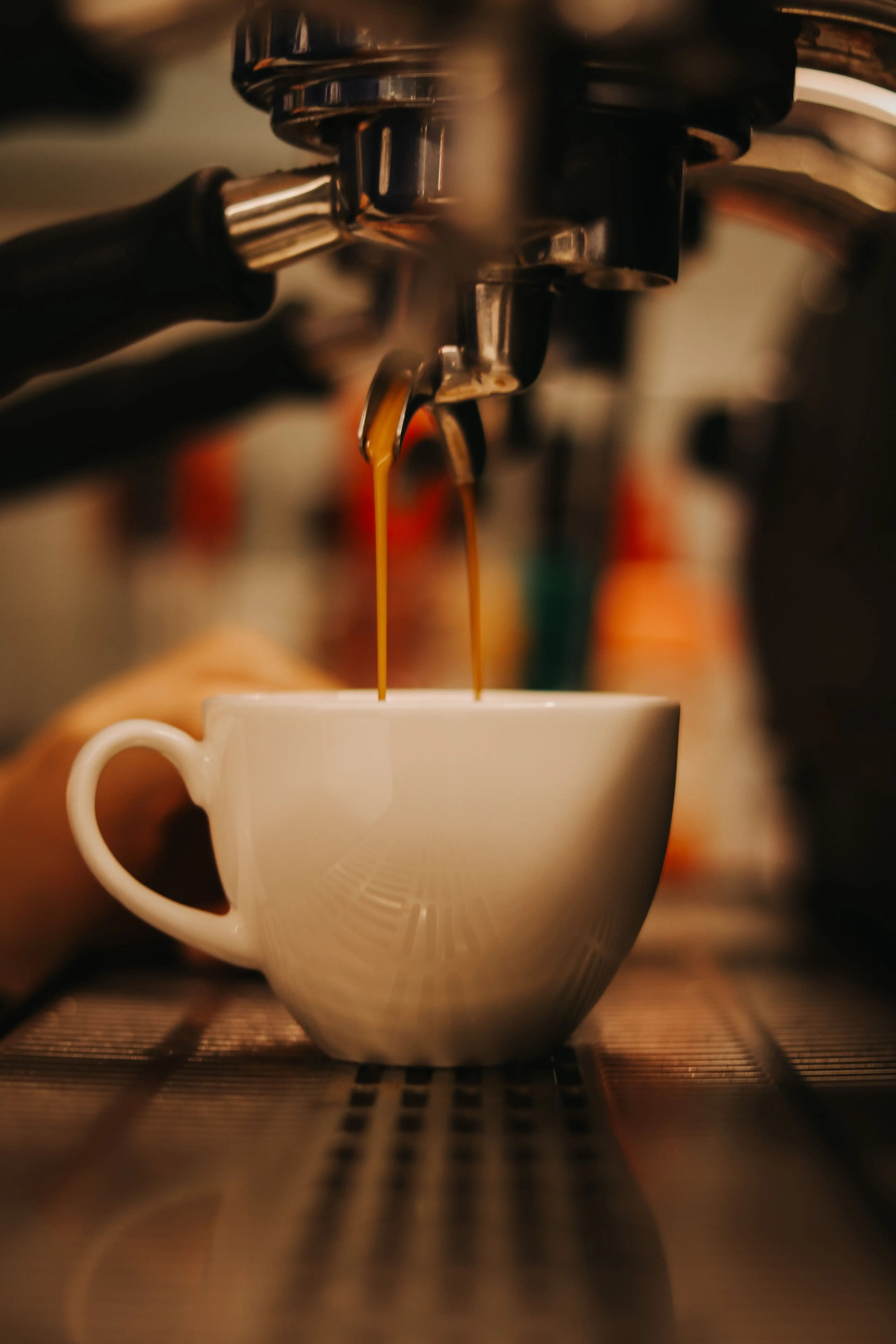 Photo de l'extraction en double expresso du café kényan GUS.