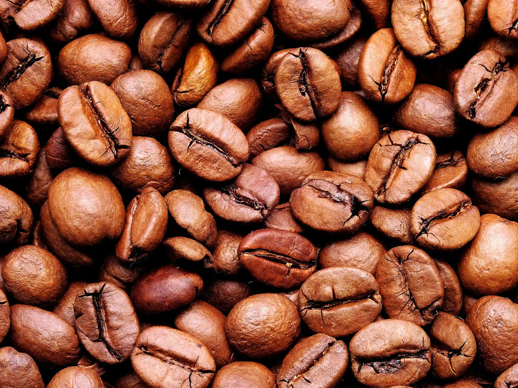 Photo des grains de café torréfiés du Blend GUS n°02.